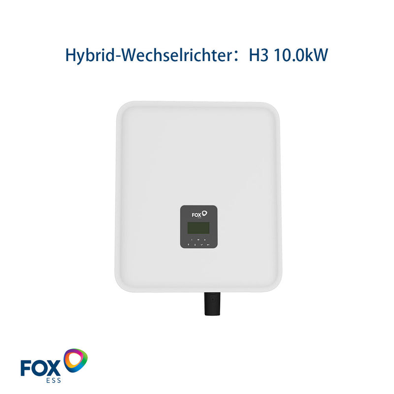 Fox ESS 12.09kWh High Voltage LFP Battery + H3 10kW 3-Phase Hybrid Inv